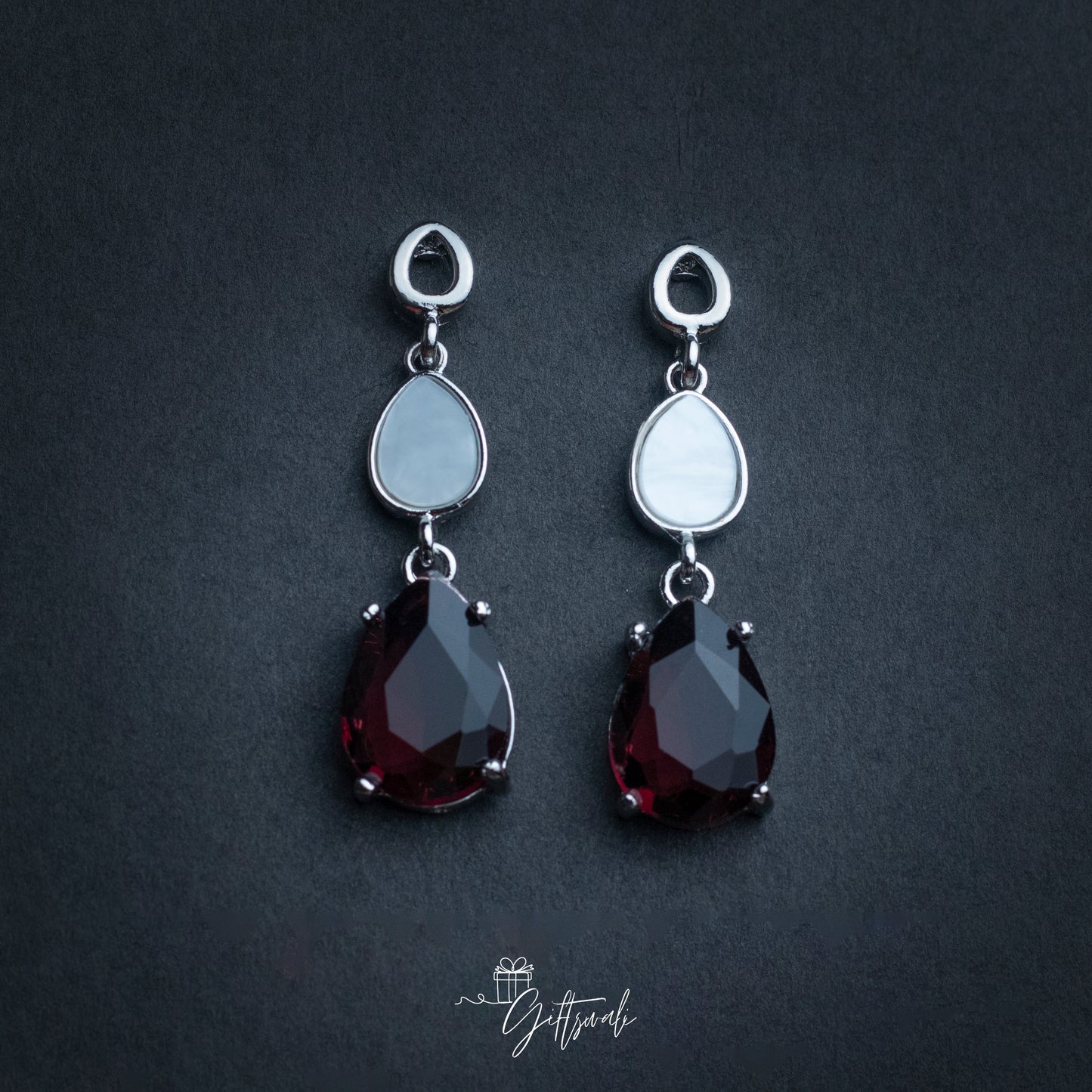 Red Diamond Earring - GW - 008